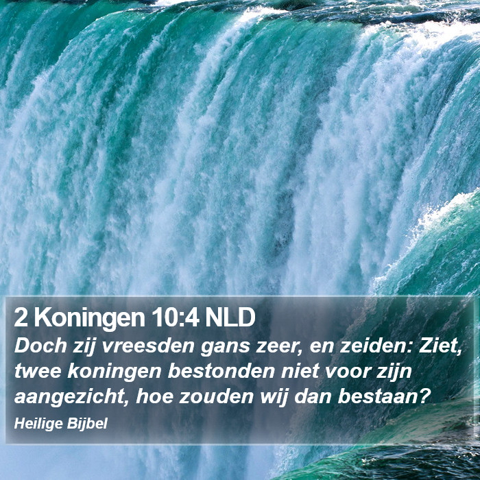 2 Koningen 10:4 NLD Bible Study