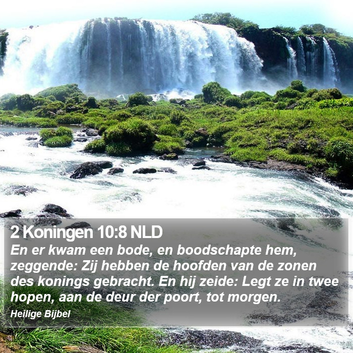 2 Koningen 10:8 NLD Bible Study