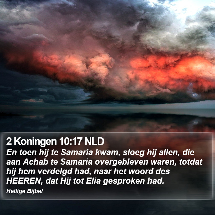 2 Koningen 10:17 NLD Bible Study