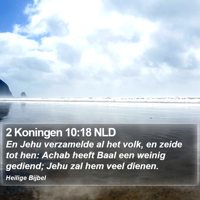 2 Koningen 10:18 NLD Bible Study