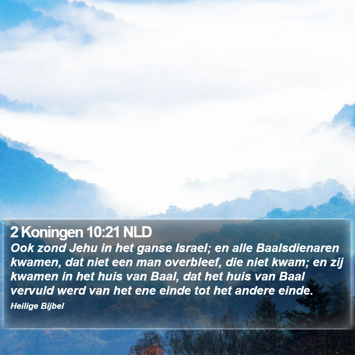 2 Koningen 10:21 NLD Bible Study