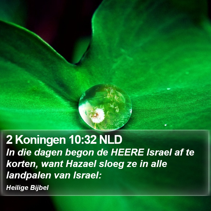 2 Koningen 10:32 NLD Bible Study