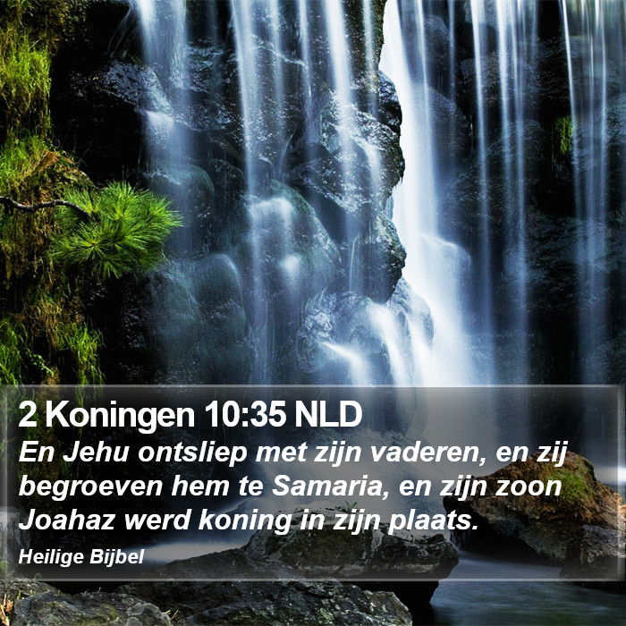 2 Koningen 10:35 NLD Bible Study