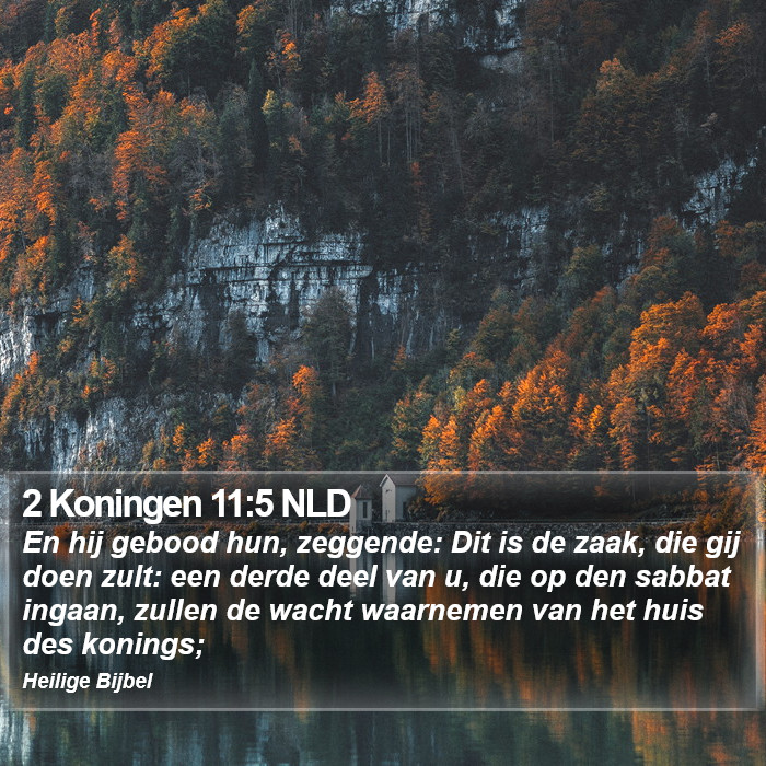 2 Koningen 11:5 NLD Bible Study