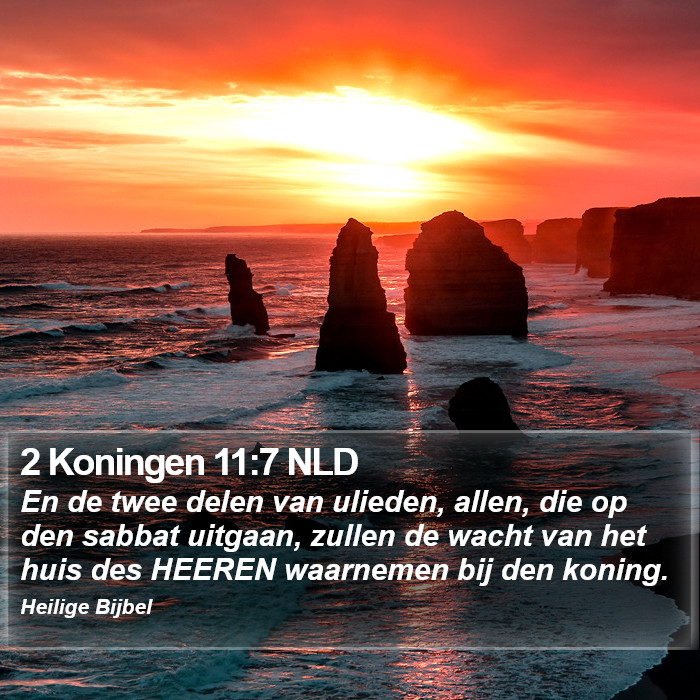 2 Koningen 11:7 NLD Bible Study