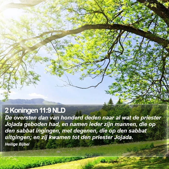 2 Koningen 11:9 NLD Bible Study