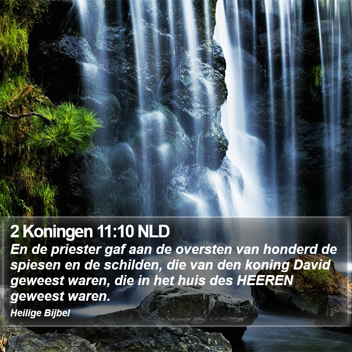 2 Koningen 11:10 NLD Bible Study