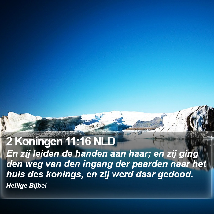 2 Koningen 11:16 NLD Bible Study