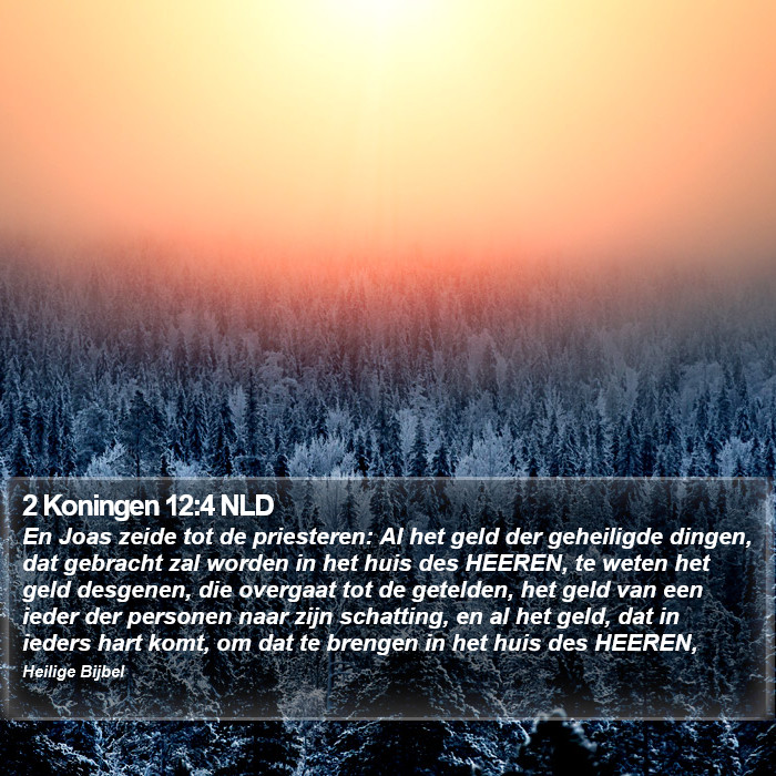 2 Koningen 12:4 NLD Bible Study