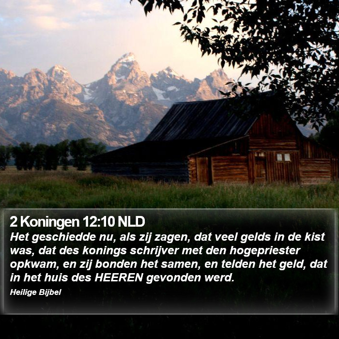2 Koningen 12:10 NLD Bible Study