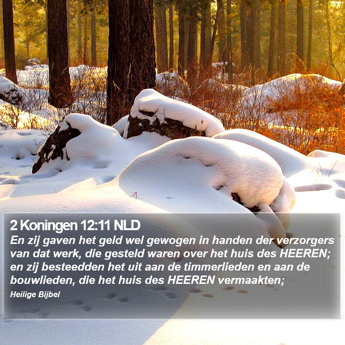 2 Koningen 12:11 NLD Bible Study