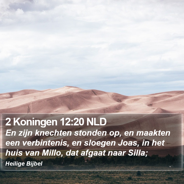 2 Koningen 12:20 NLD Bible Study