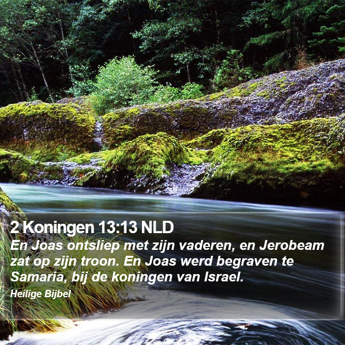 2 Koningen 13:13 NLD Bible Study
