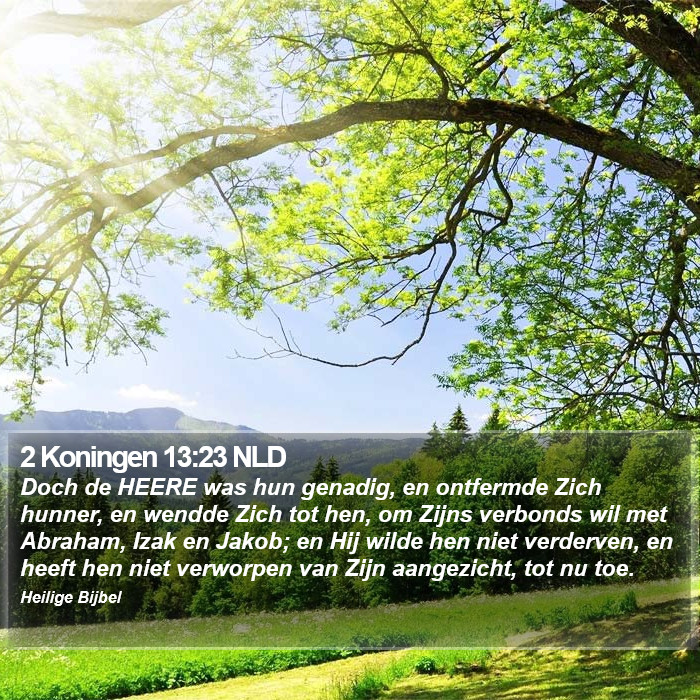 2 Koningen 13:23 NLD Bible Study