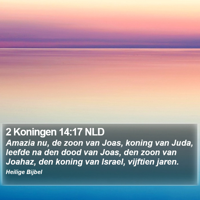 2 Koningen 14:17 NLD Bible Study