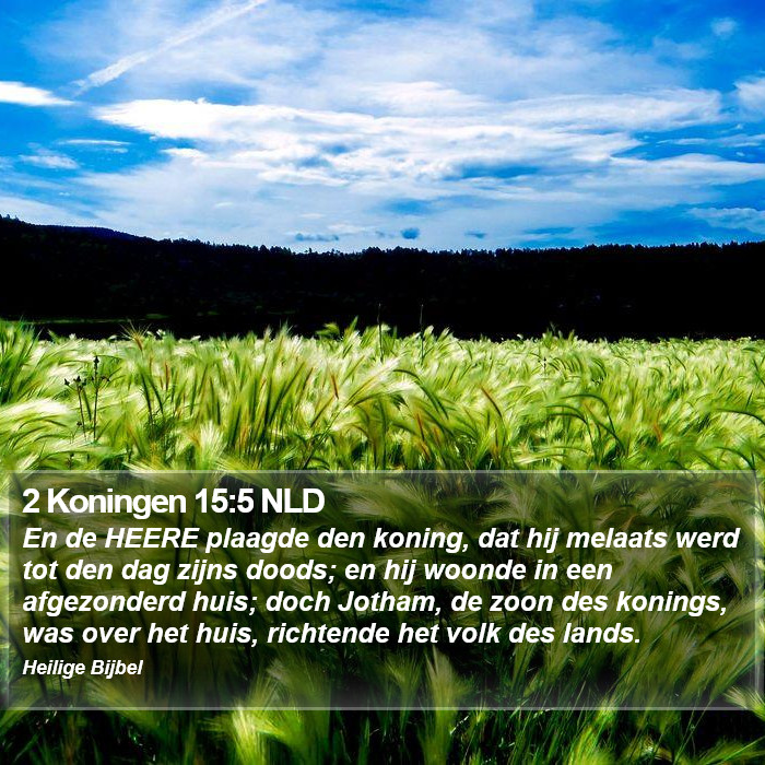 2 Koningen 15:5 NLD Bible Study