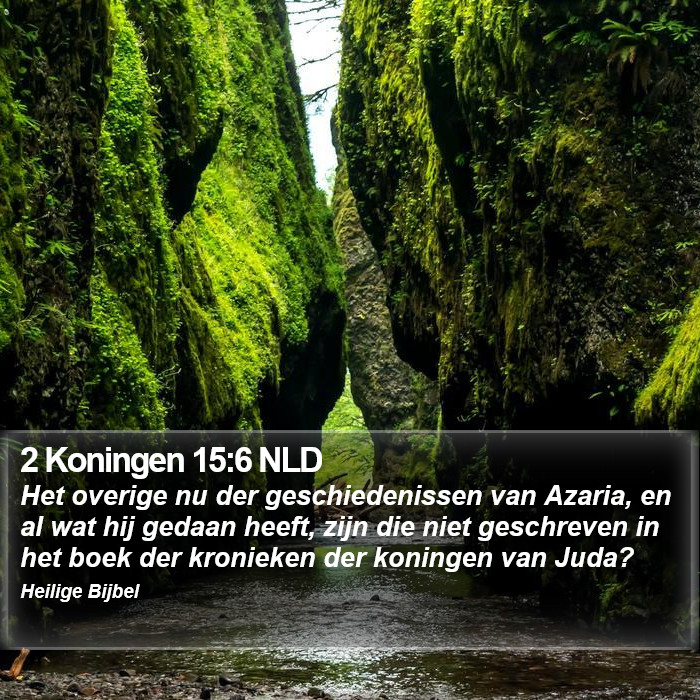 2 Koningen 15:6 NLD Bible Study