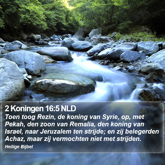 2 Koningen 16:5 NLD Bible Study