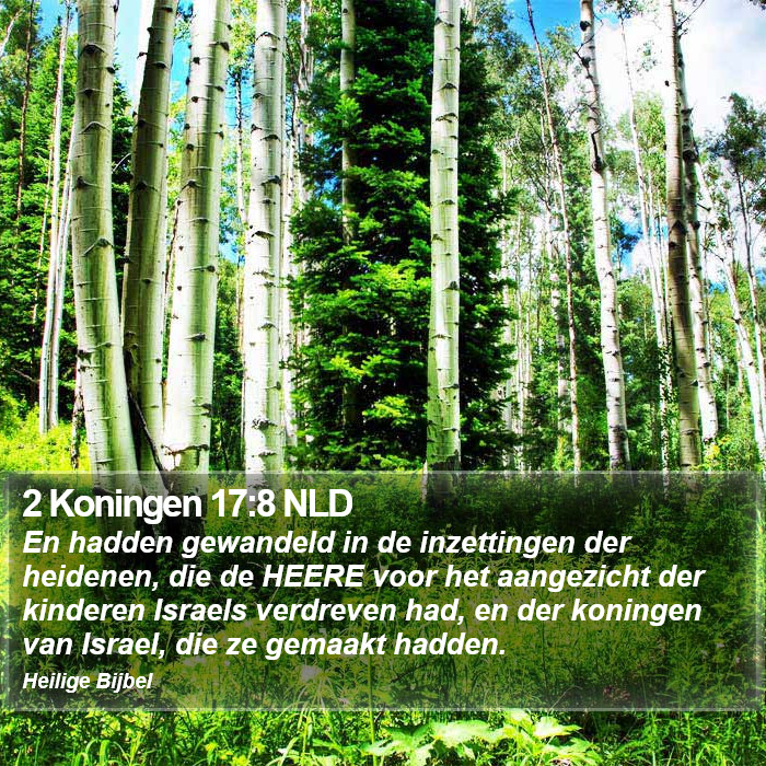 2 Koningen 17:8 NLD Bible Study