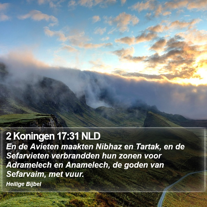 2 Koningen 17:31 NLD Bible Study