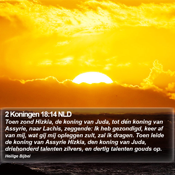 2 Koningen 18:14 NLD Bible Study
