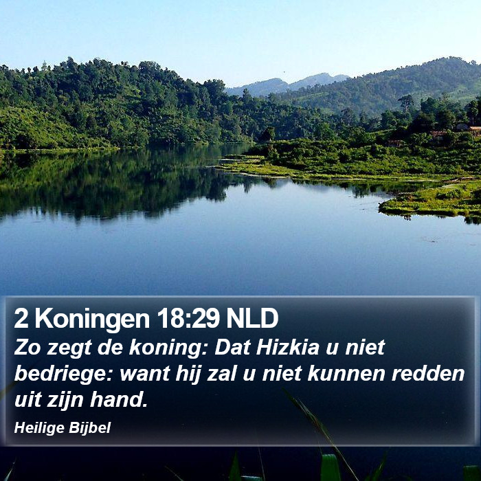 2 Koningen 18:29 NLD Bible Study