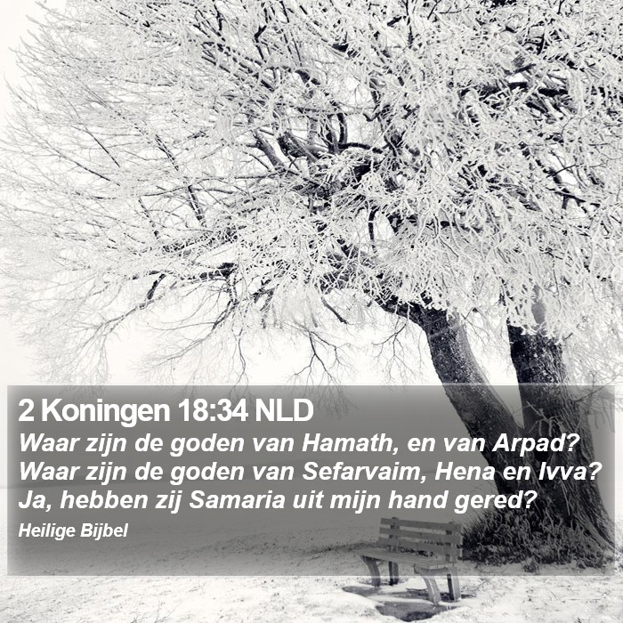 2 Koningen 18:34 NLD Bible Study