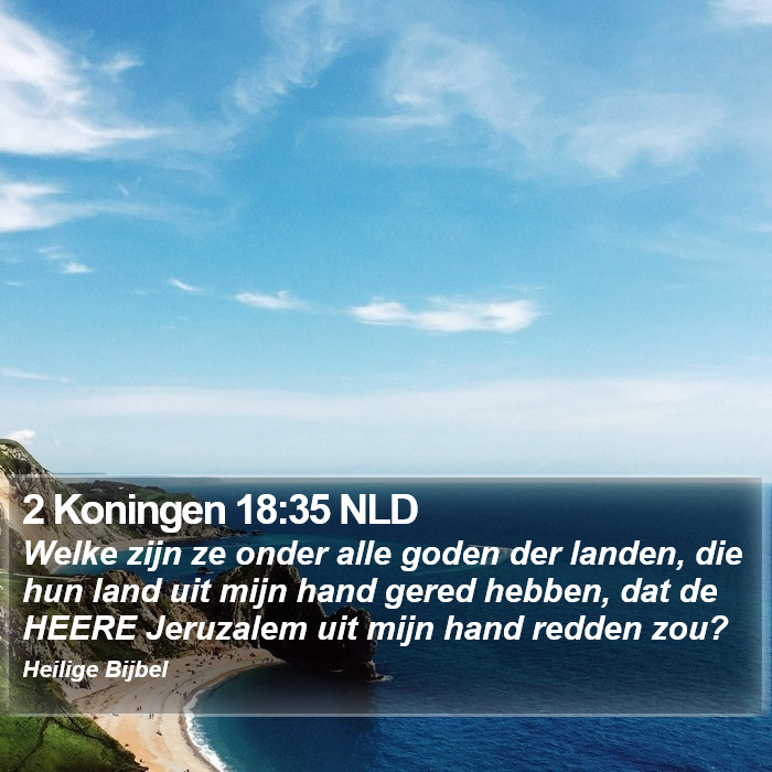 2 Koningen 18:35 NLD Bible Study