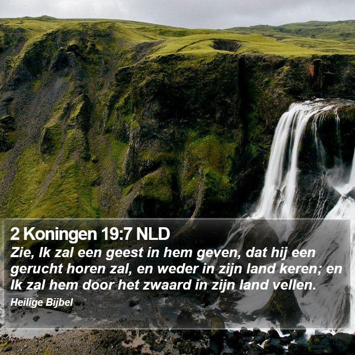 2 Koningen 19:7 NLD Bible Study