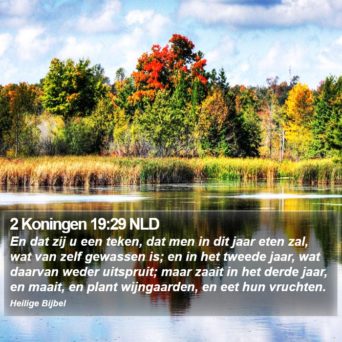 2 Koningen 19:29 NLD Bible Study