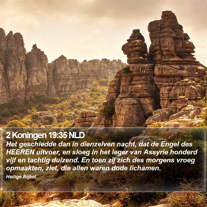 2 Koningen 19:35 NLD Bible Study