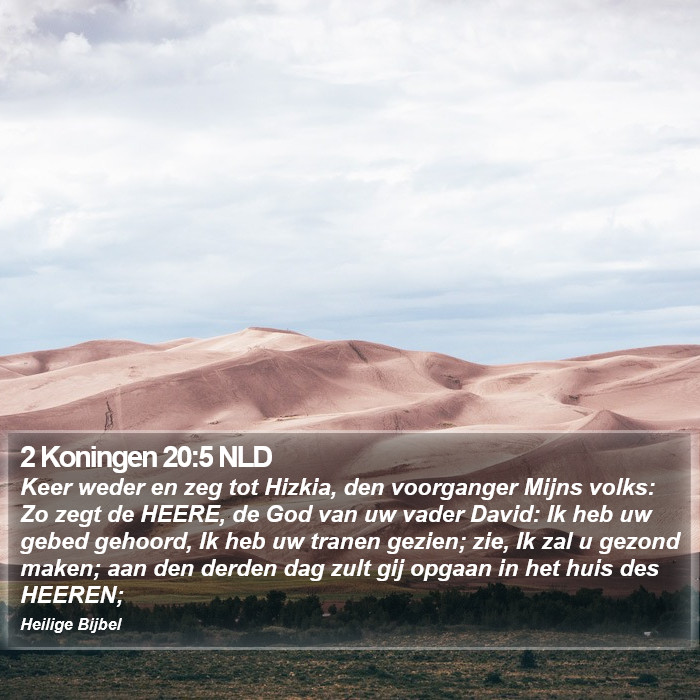 2 Koningen 20:5 NLD Bible Study