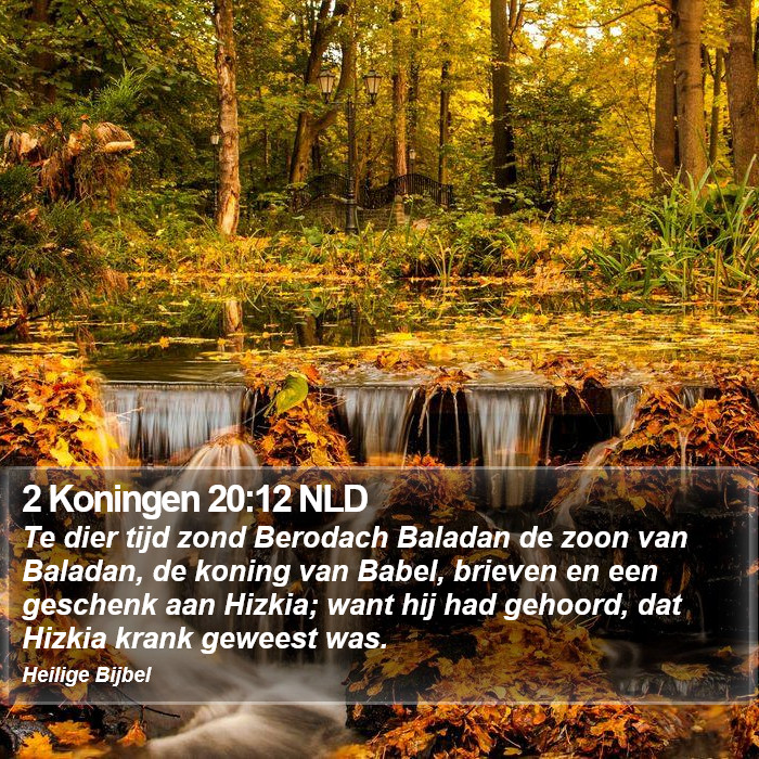 2 Koningen 20:12 NLD Bible Study