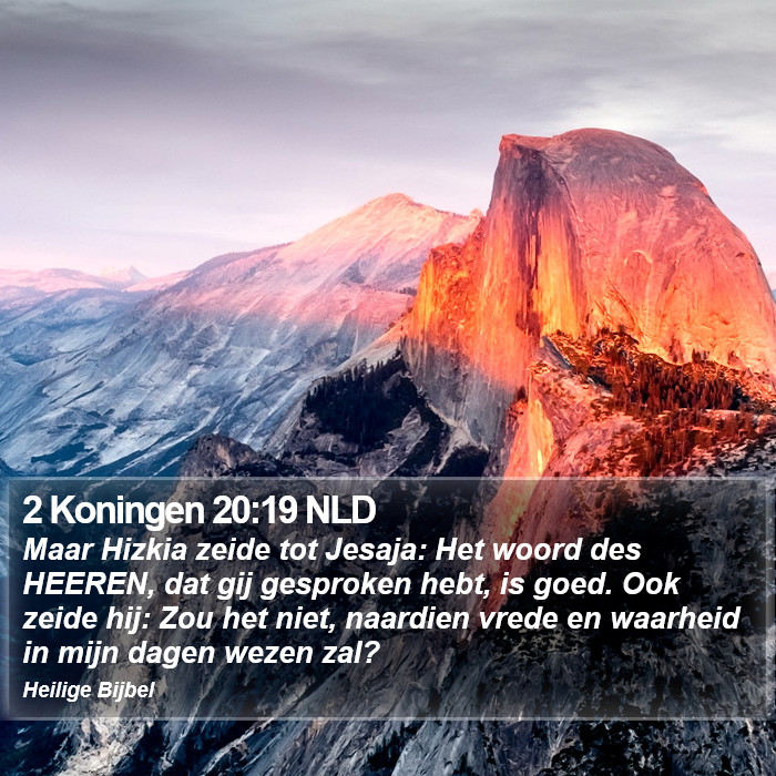 2 Koningen 20:19 NLD Bible Study