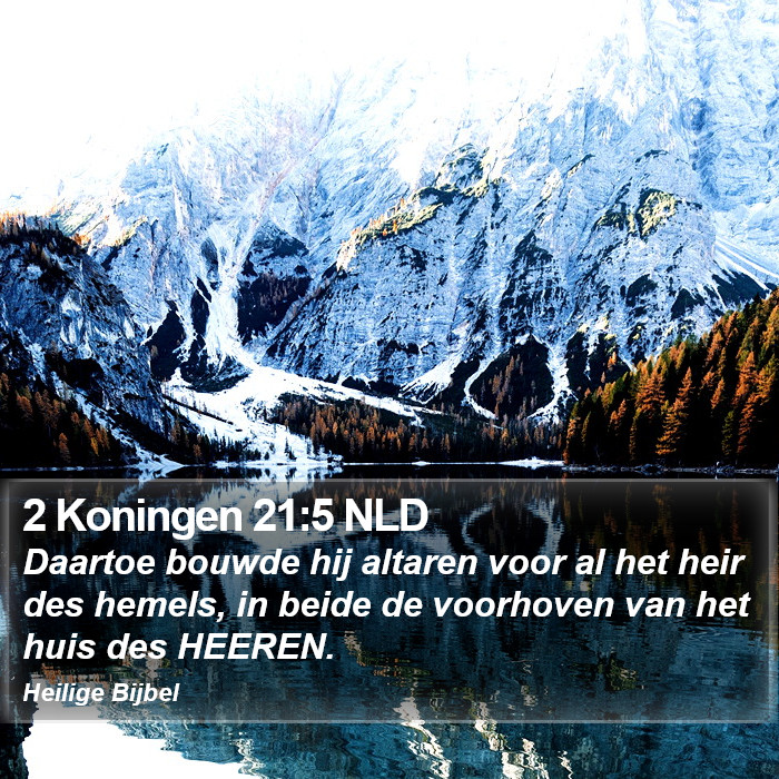 2 Koningen 21:5 NLD Bible Study