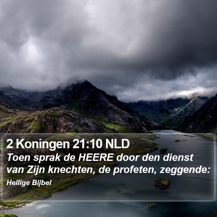 2 Koningen 21:10 NLD Bible Study