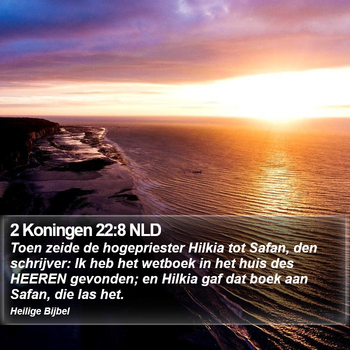2 Koningen 22:8 NLD Bible Study