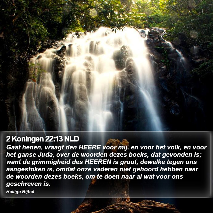 2 Koningen 22:13 NLD Bible Study