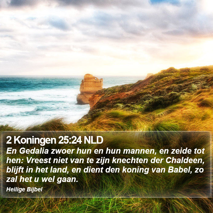 2 Koningen 25:24 NLD Bible Study