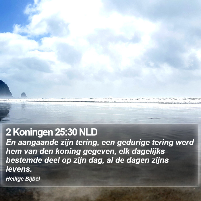 2 Koningen 25:30 NLD Bible Study
