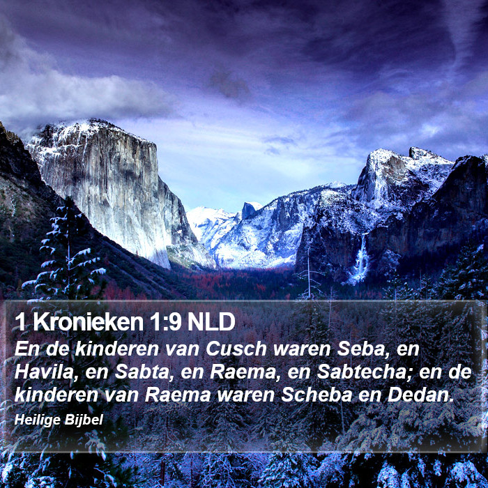 1 Kronieken 1:9 NLD Bible Study