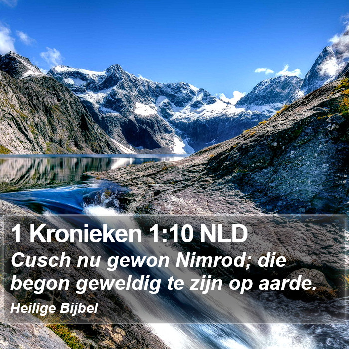 1 Kronieken 1:10 NLD Bible Study