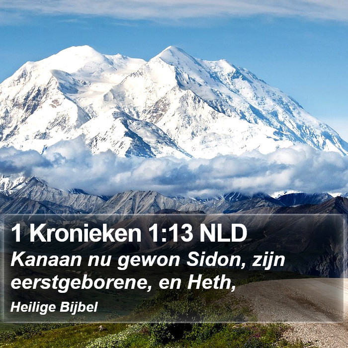 1 Kronieken 1:13 NLD Bible Study