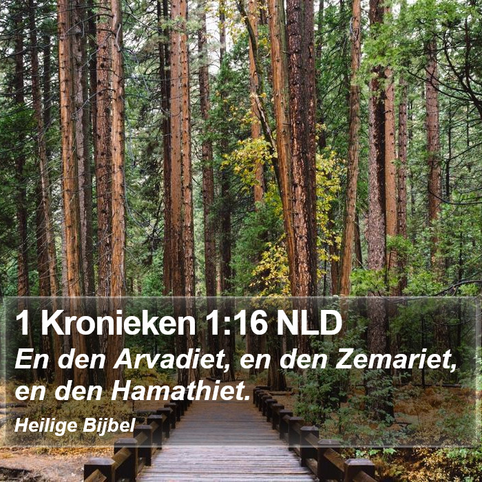 1 Kronieken 1:16 NLD Bible Study