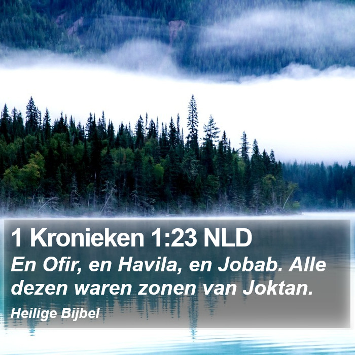 1 Kronieken 1:23 NLD Bible Study