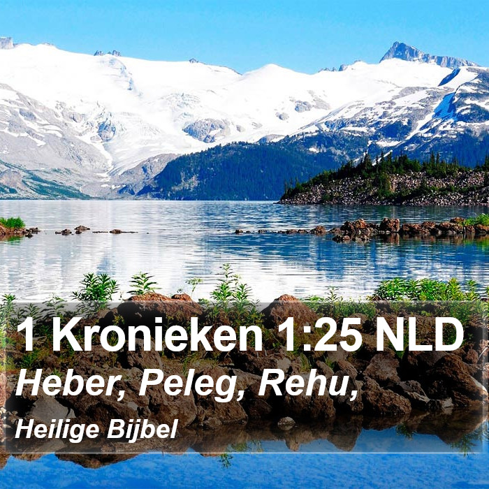 1 Kronieken 1:25 NLD Bible Study