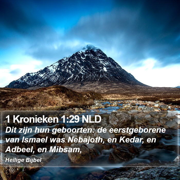 1 Kronieken 1:29 NLD Bible Study