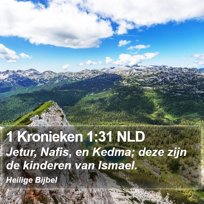 1 Kronieken 1:31 NLD Bible Study