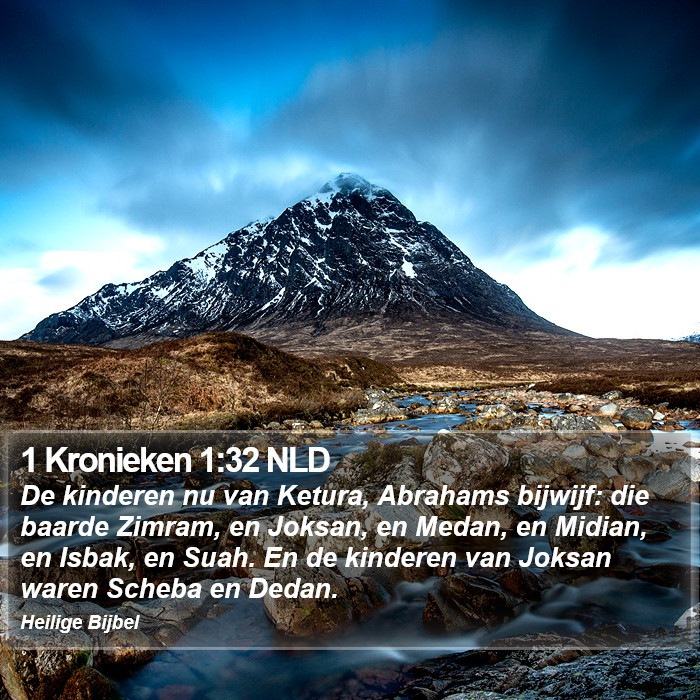 1 Kronieken 1:32 NLD Bible Study