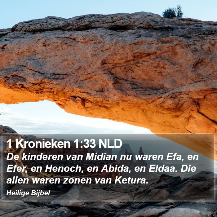 1 Kronieken 1:33 NLD Bible Study